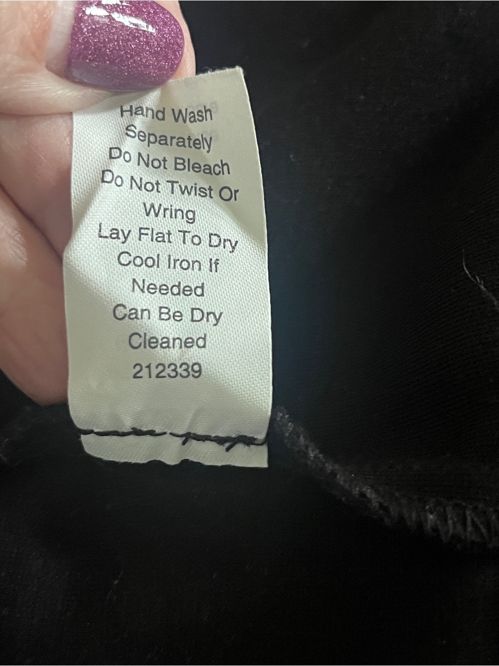 CAbi Black Long Shag Faux Fur Sleeveless Vest - Picture 5 of 5